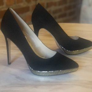 Jessica Simpson Analista Black Platform Pumps